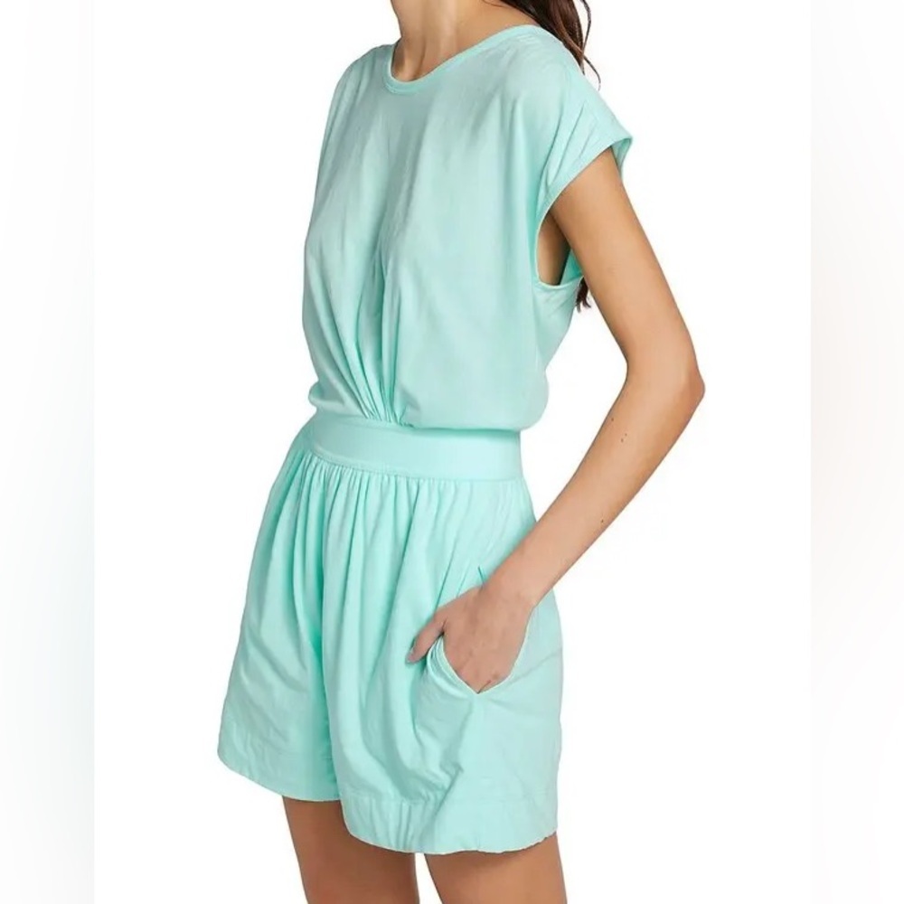 New!, ATM, size small, aqua romper‎
